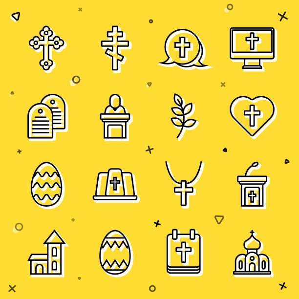 定线教堂建筑布道论坛图片下载