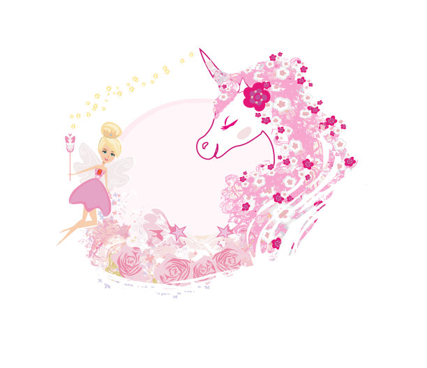 美丽的花与童话相映成趣图片下载