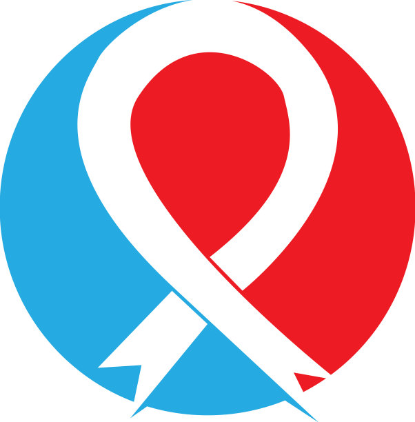 乳腺癌意识彩带标志模板图片下载