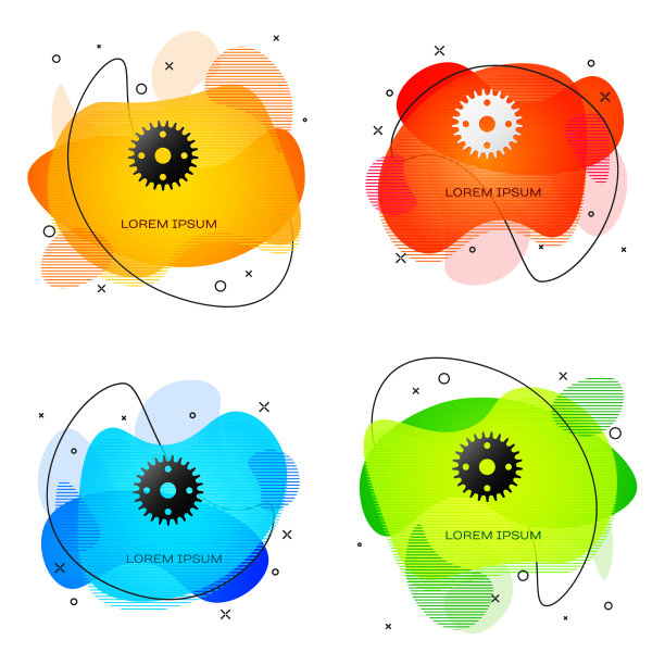 黑色齿轮图标孤立在白色背景图片下载