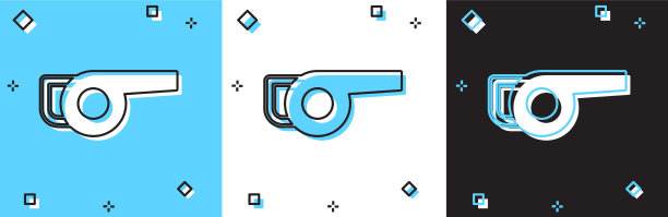 设置叶花园风机图标孤立在蓝色和图片下载