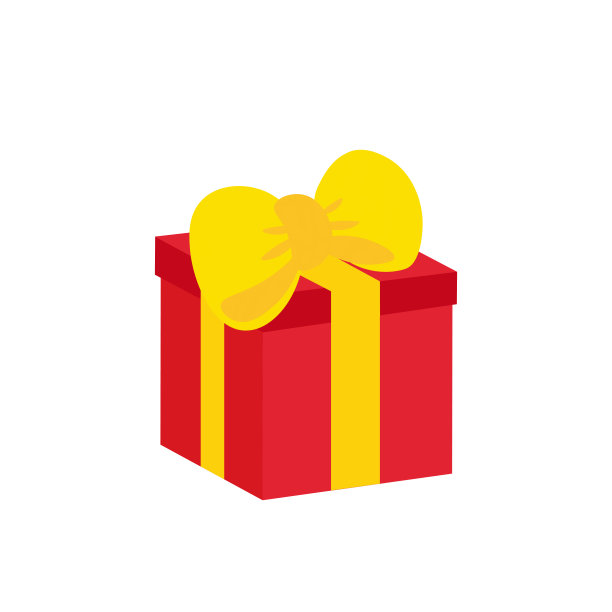 彩带装饰的礼盒图片下载