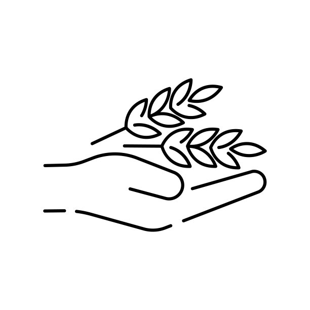 全球粮食危机世界线图标。谷物、小麦或生粉。饥饿，贫穷和饥荒。帮助面粉定价。勾画贫穷饥荒矢量图标图片下载