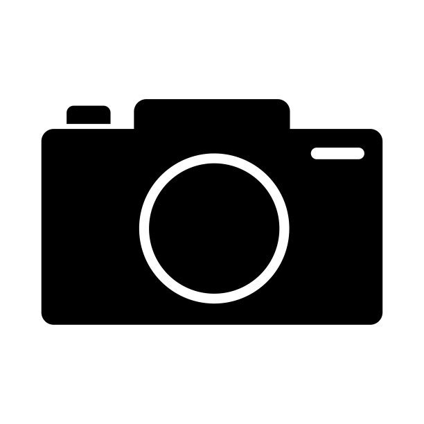 平的相机图标。视频帧图标。设计元素。矢量插图。股票的形象。图片下载