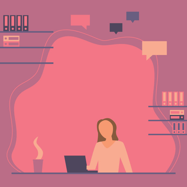 女人坐在桌子上工作和展示新的图片下载