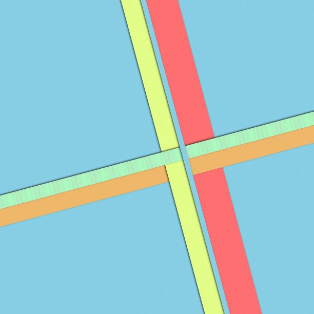 插图彩色抽象背景与交叉线图片下载