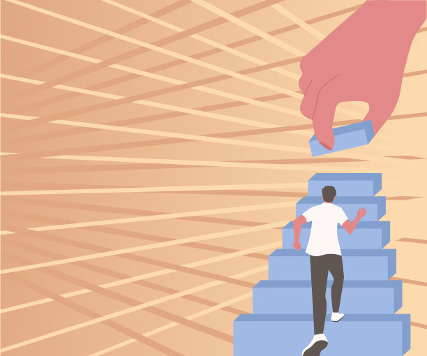 绅士爬上楼梯，试图达到图片下载