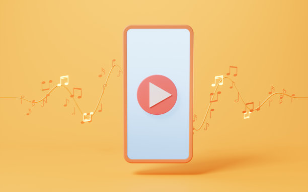 耳机和手机，3d渲染。图片下载