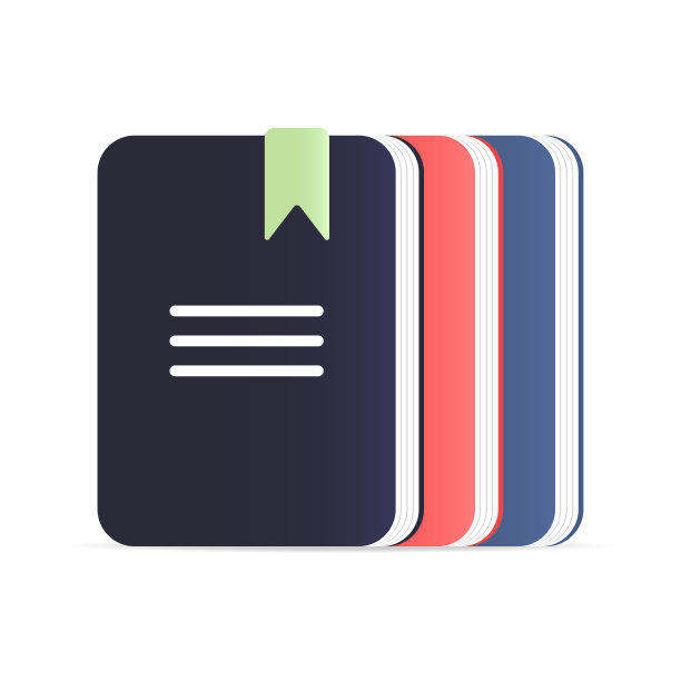 记事本的笔记与螺旋。矢量插图的图标在平面风格。图片下载