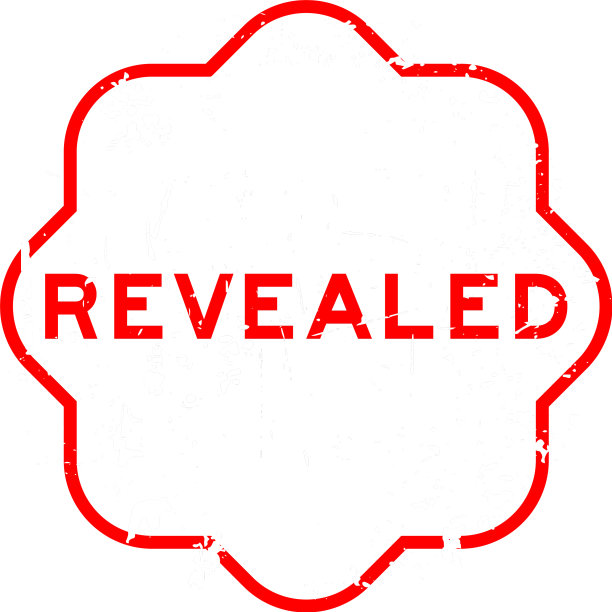 Grunge红色透露字橡胶印章上图片下载