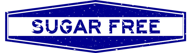 Grunge蓝糖无字六边形橡胶密封图片下载