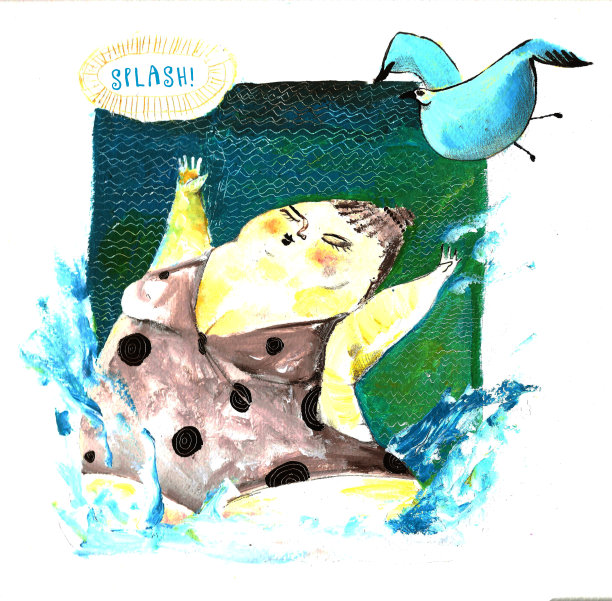 曲线优美的女性飞溅图片下载