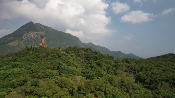 大屿山的大佛像图片下载