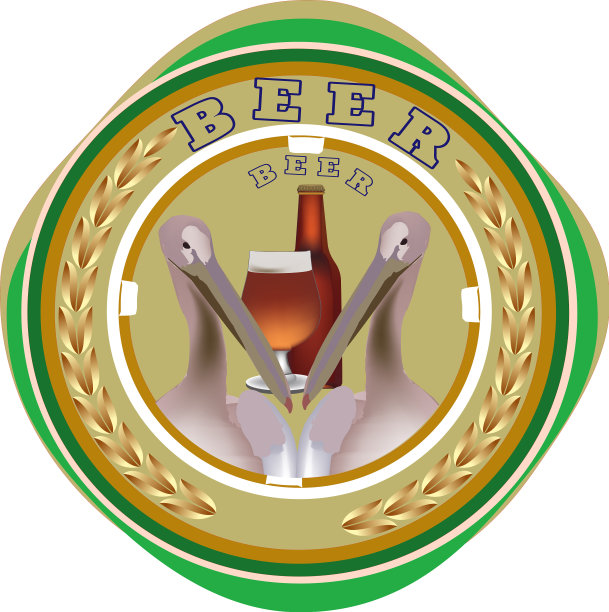 在有形象的啤酒杯下图片下载