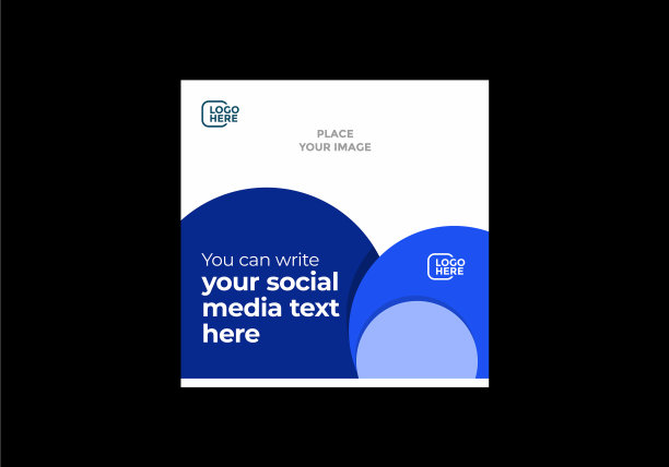 现代社交媒体帖子设计图片下载
