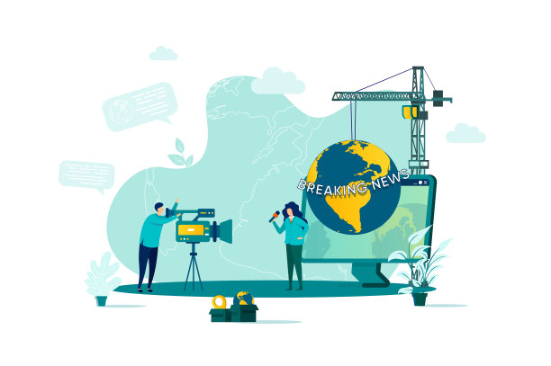 记者观念扁平化图片下载