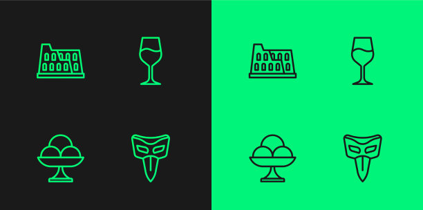 在碗里放置行嘉年华面膜冰淇淋图片下载