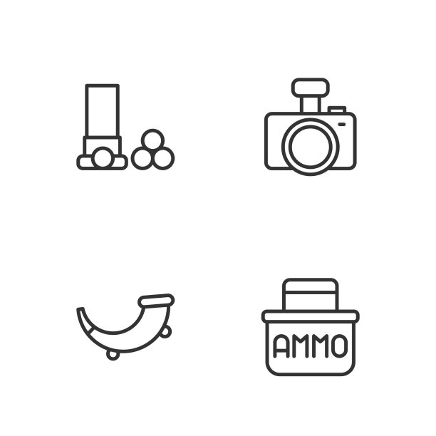 设线弹药箱猎枪喇叭子弹图片下载