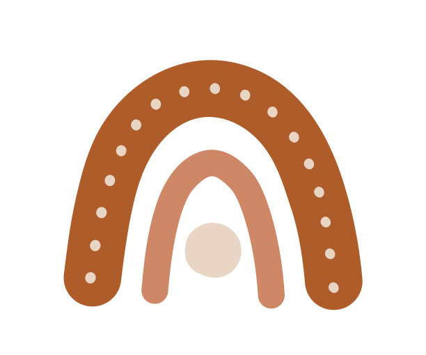 手绘彩虹波西米亚或波西米亚蓝色彩虹图片下载