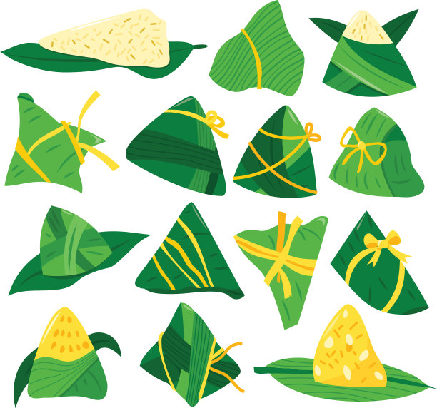 中国粽子套装图片下载