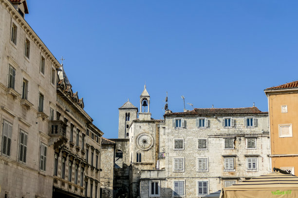 意大利佛罗伦萨老城广场，数码照片图片为背景图片下载