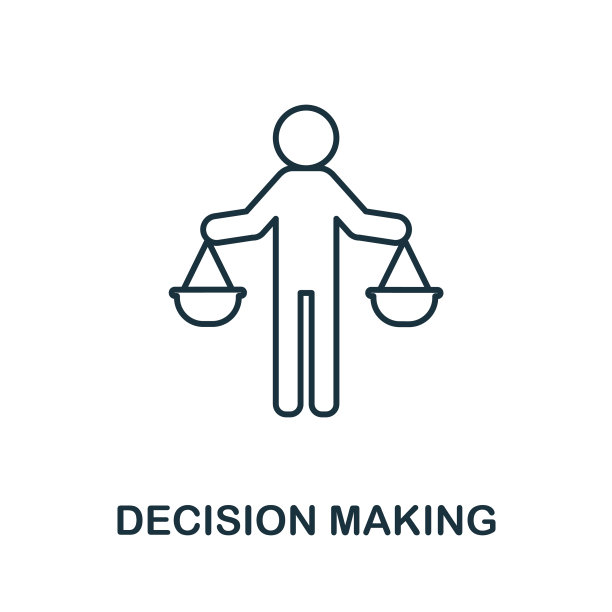 决策图标线元素来自企业图片下载