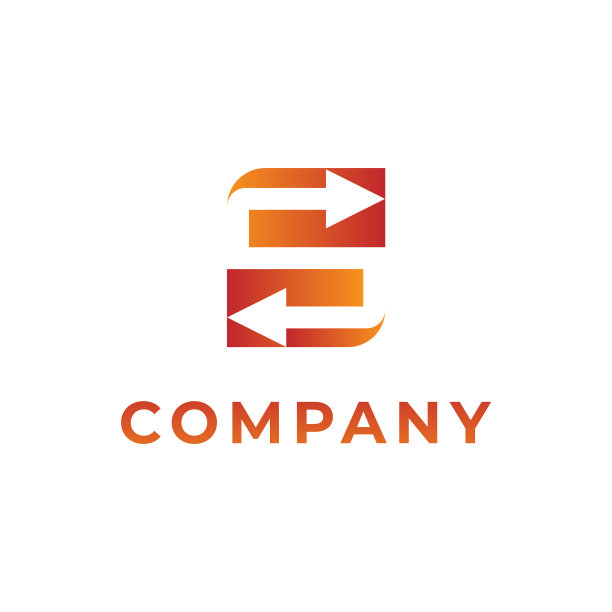 字母箭头标志模板图片下载