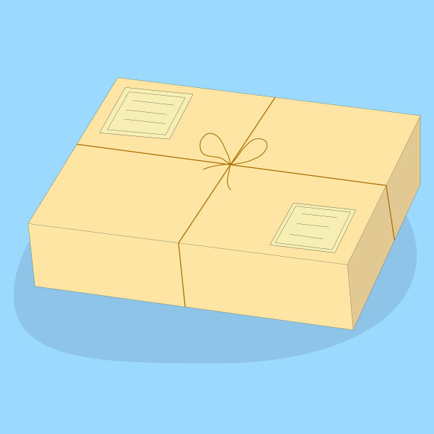 邮包用的纸板箱图片下载