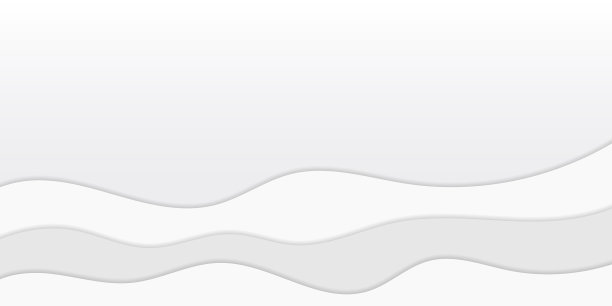 白色和灰色剪纸背景波浪形状图片下载