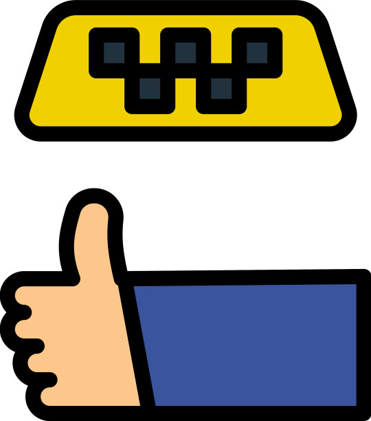 赶上出租车图标图片下载