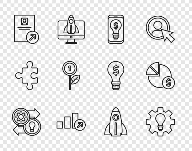 设定线路人力资源灯泡及设备图片下载