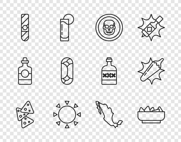 把线玉米片放在碗墨西哥骷髅硬币太阳图片下载