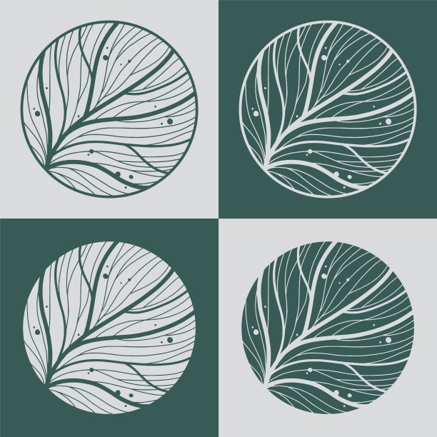 有机健康天然素食生态产品标志图片下载