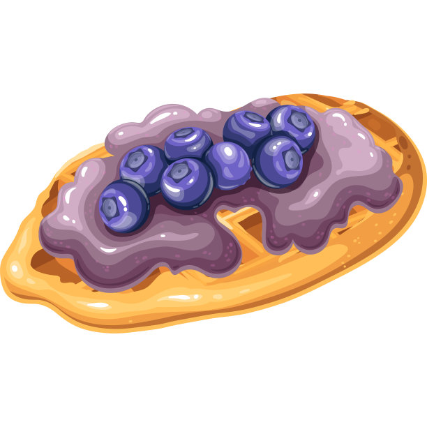 克罗浮，可颂华夫饼韩国糕点图片下载