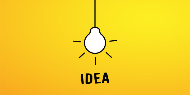 想法灯泡概念抽象插图图片下载