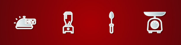 套上托盘的食物搅拌器茶匙图片下载