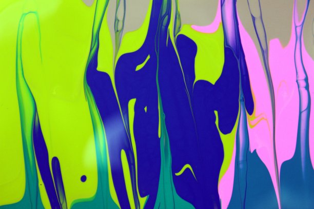 来自指甲油的抽象图案。纹理。图片下载