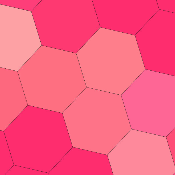 粉色抽象六边形瓷砖马赛克背景图片下载
