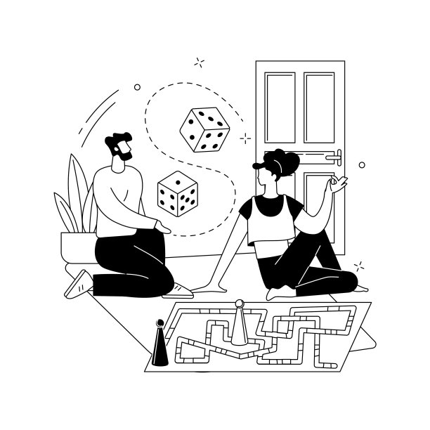 桌面游戏的抽象概念图片下载