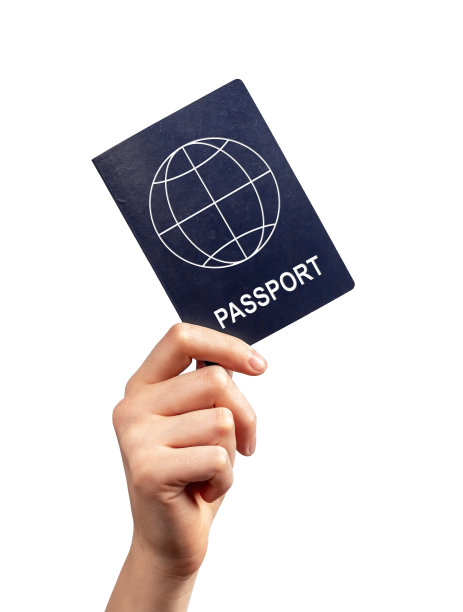 手持护照的女人的手在白色背景上隔离。旅行的概念。身份,国籍核查。图片下载