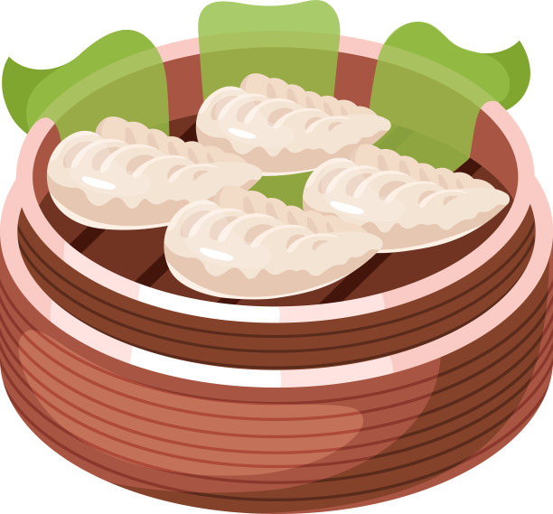 中式点心颜色象征亚洲小口菜图片下载