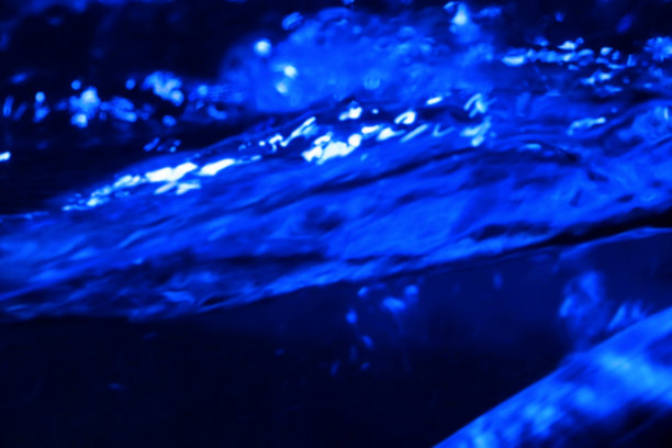 图像处理蓝蓝色涟漪水纹理数码影响摄影。图片下载