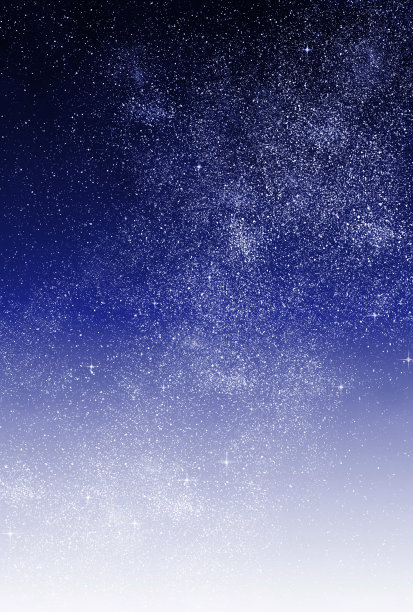 美丽的星空景观插图图片下载