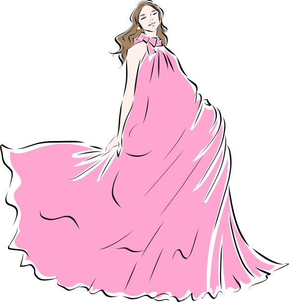 新娘穿着婚纱图片下载