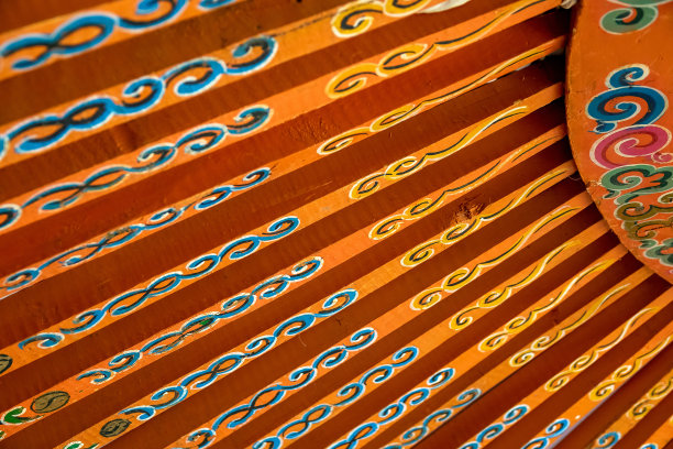 蒙古包的民族装饰图片下载