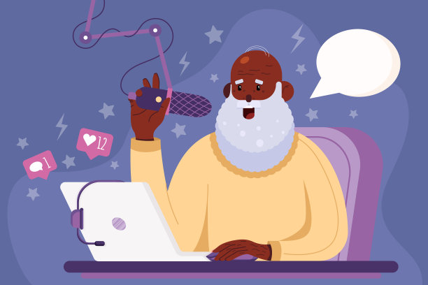 一个玩电子游戏的老人图片下载