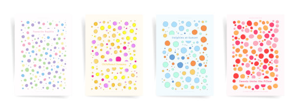 抽象现代装饰海报套装。几何有趣的背景准备打印为儿童或婴儿或时髦的家庭装饰。女孩糖果的颜色。向量封面设计。图片下载