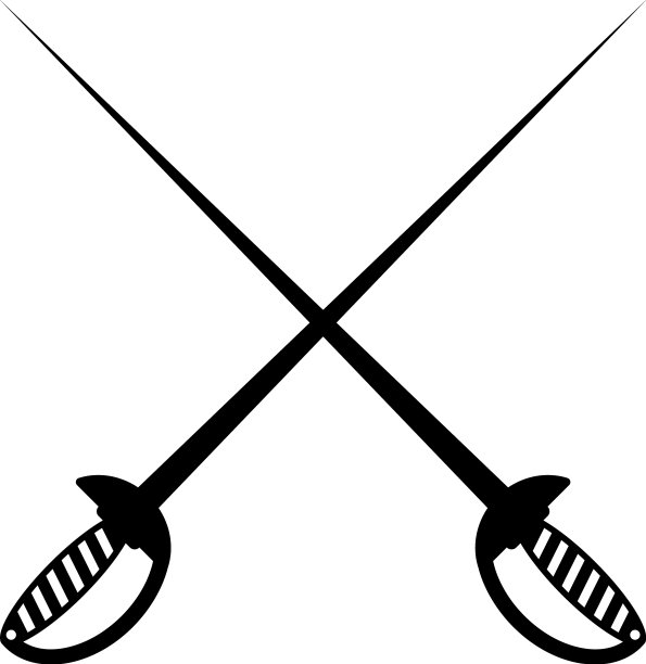 击剑图标设计模板隔离图片下载