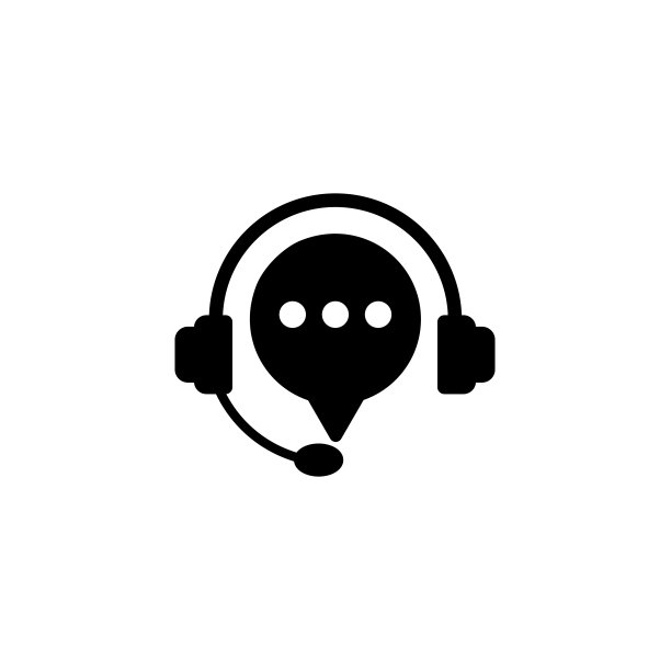 最小可编辑笔触热线图标。平面线性变化，线条粗细简单，操作符标识式图形独特的设计孤立在白色上。电子商务客户网络概念和用户咨询EPS 10图片下载