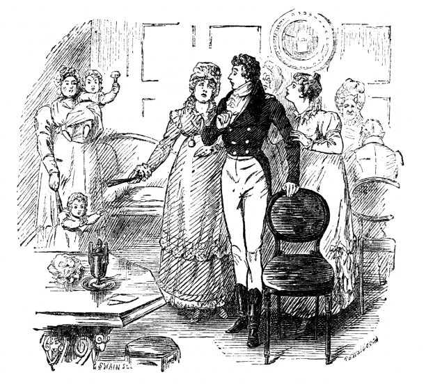 保姆带婴儿来晚餐时，男子感到惊讶图片下载